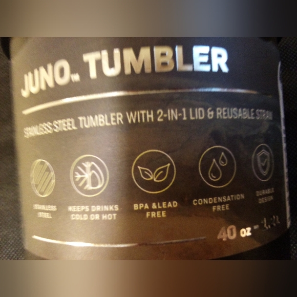 Hydragear - NWT 40 oz Stainless Steel Tumbler, BPA Fee, 12 Hour Temp Control... - Picture 10 of 12